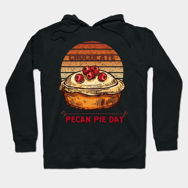 Chocolate Pecan Pie Day Hoodie by NICHE&NICHE